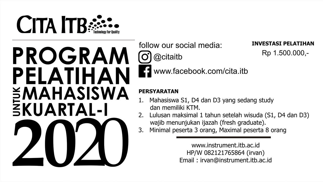 Pusat Teknologi Instrumentasi dan Otomasi / Center for Instrumentation Technology and Automation ( CITA ITB )